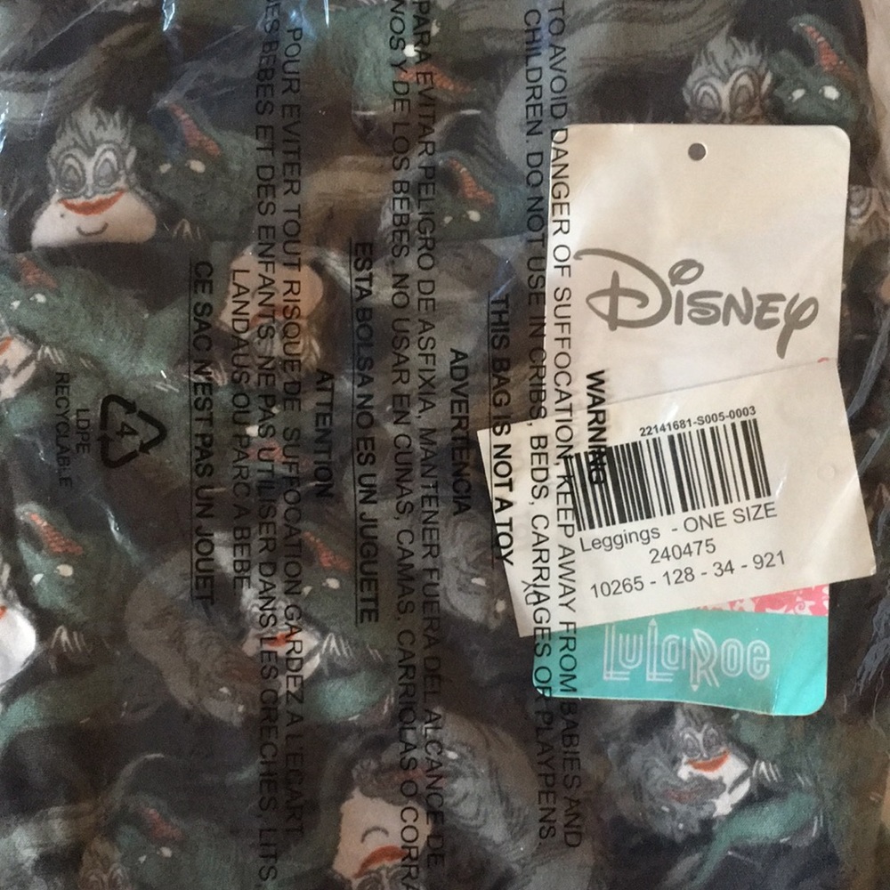 BNWT Lularoe OS Disney Leggings